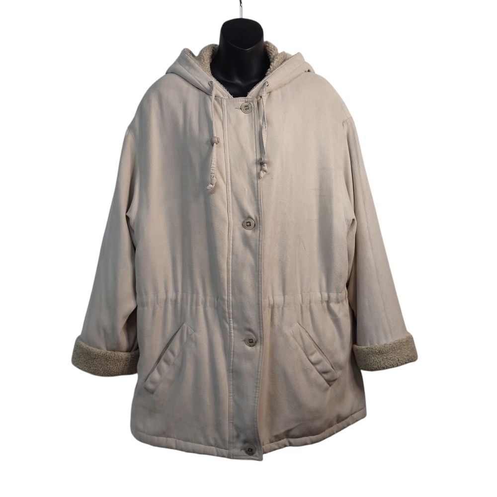 Forecaster of Boston Coat Women's Beige Tan Quilted Coat Size L